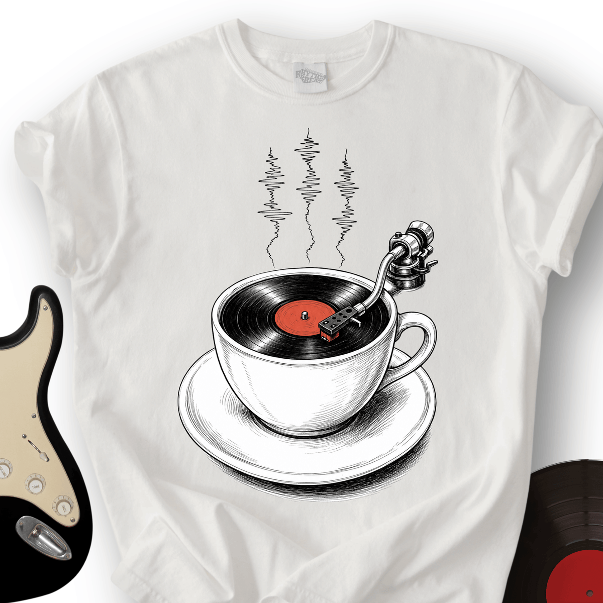 Coffee Cup Record T-Shirt