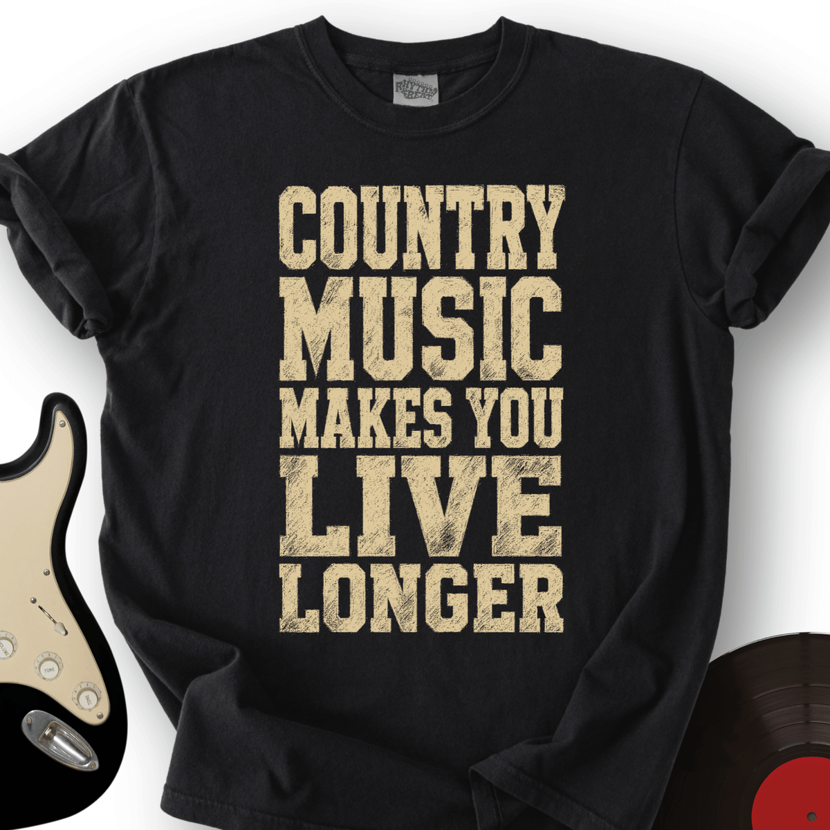 Country Music Live Longer T-Shirt product image 4