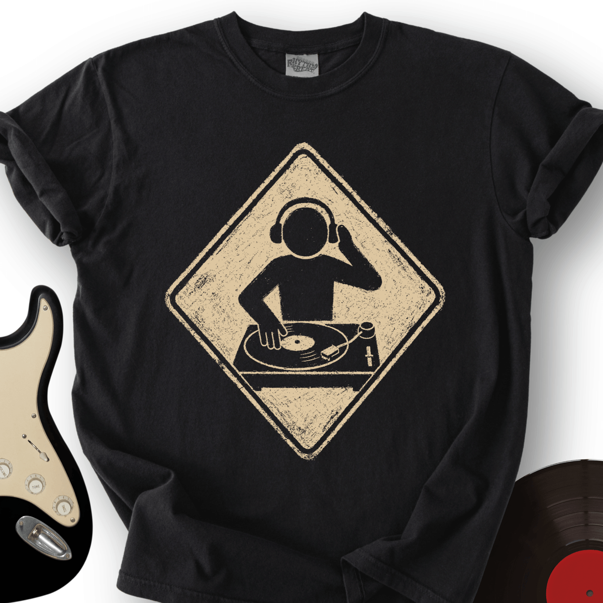 DJ Crossing Sign T-Shirt product image 5