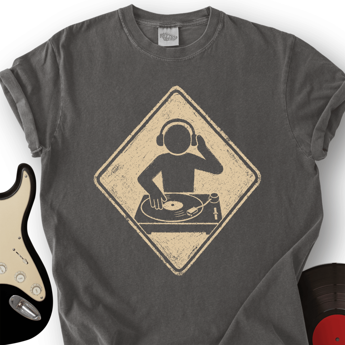 DJ Crossing Sign T-Shirt product image 2