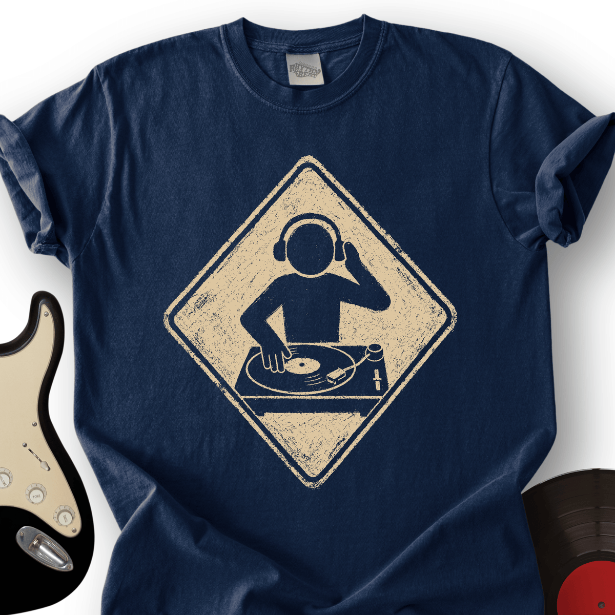 DJ Crossing Sign T-Shirt product image 1