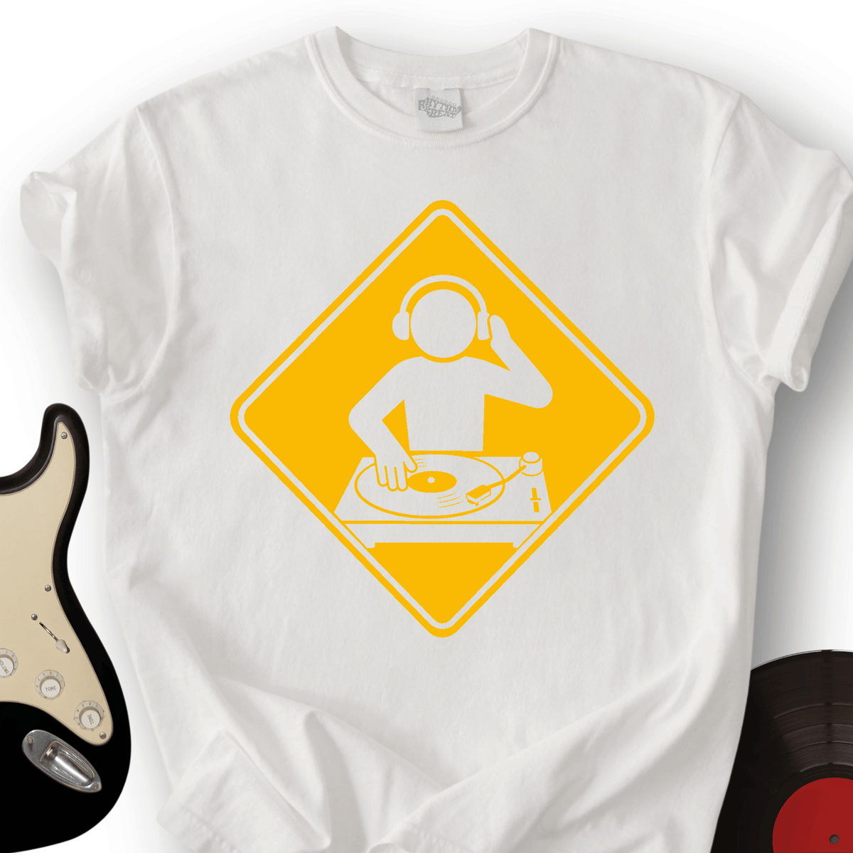 DJ Crossing Sign T-Shirt product image 4