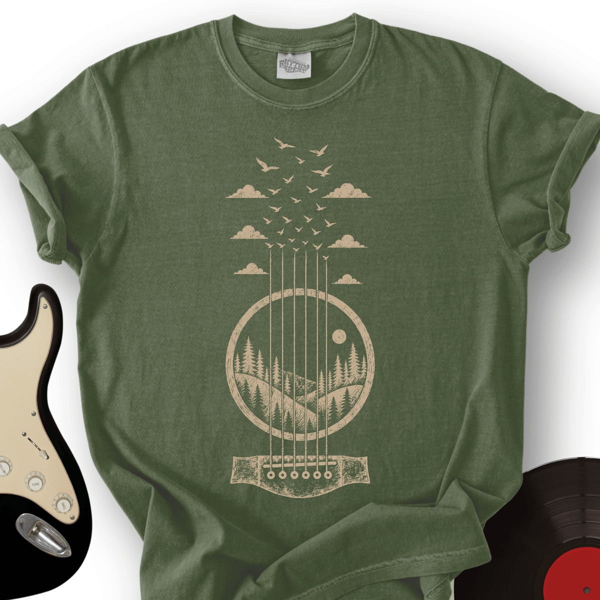 Guitar Strings Forest T-Shirt product image 5