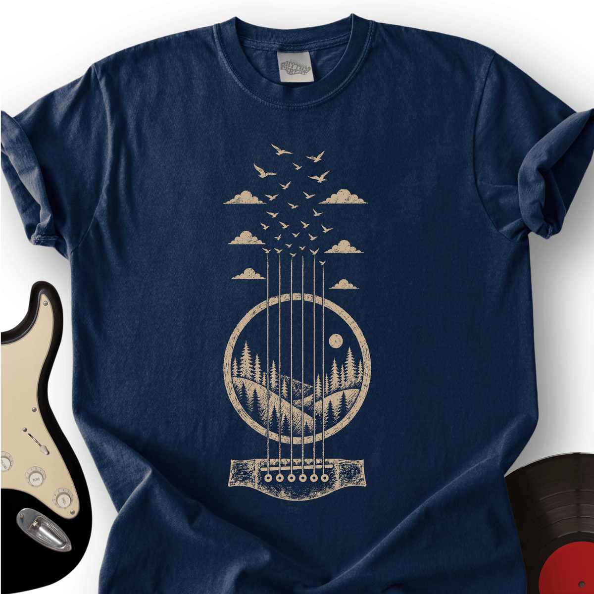 Guitar Strings Forest T-Shirt product image 3