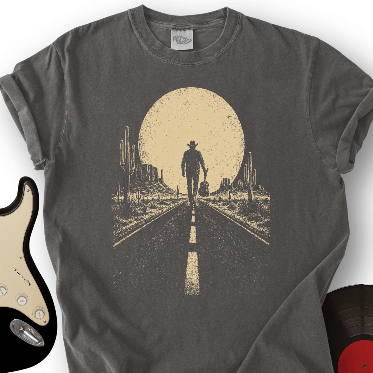Guitar Sunset Road T-Shirt product image 2