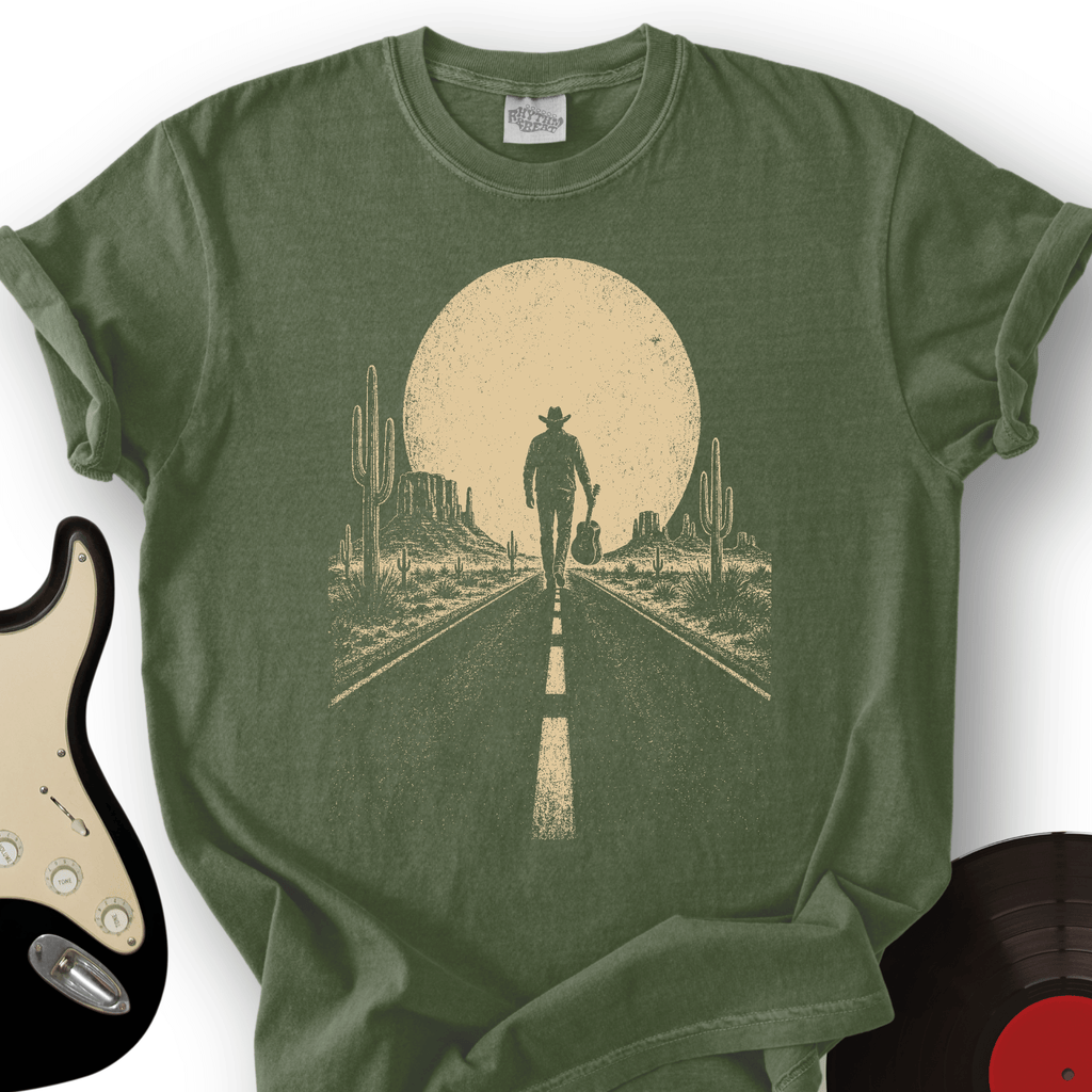 Guitar Sunset Road T-Shirt product image 7