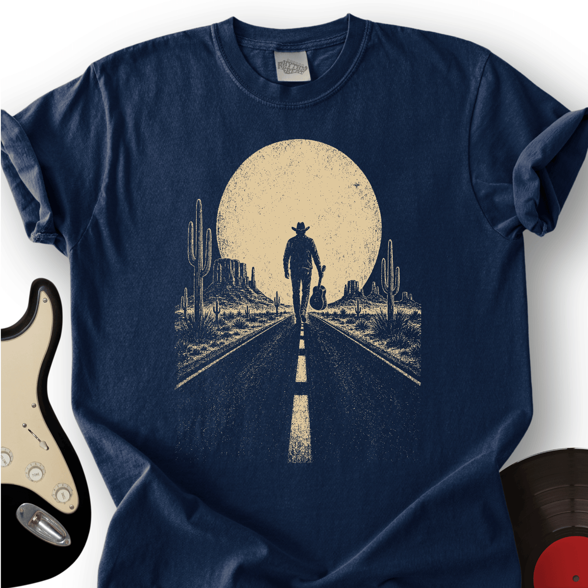 Guitar Sunset Road T-Shirt product image 1