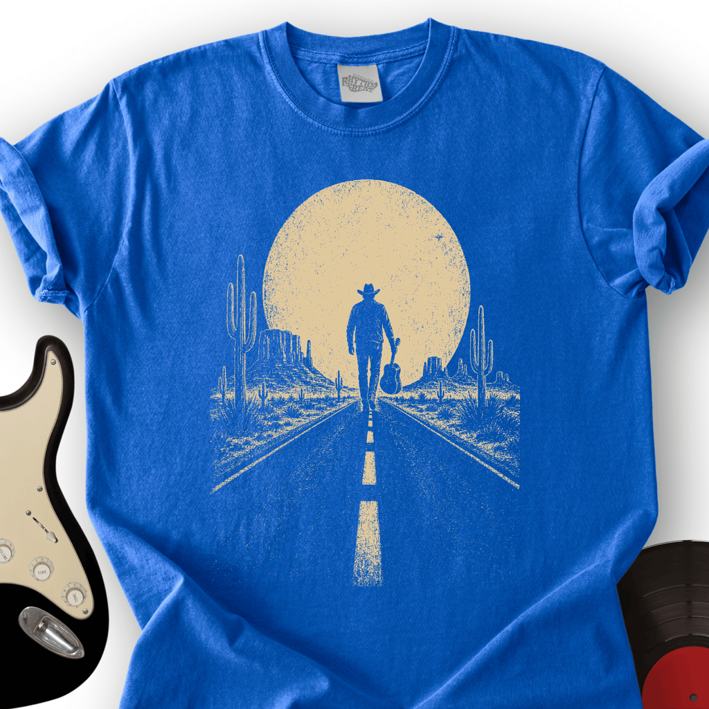 Guitar Sunset Road T-Shirt product image 3