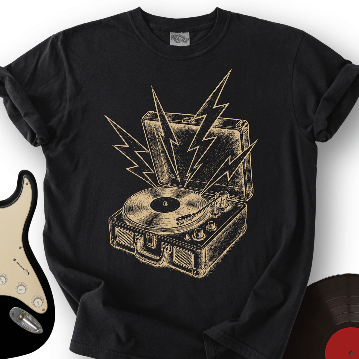 Lightning Turntable T-Shirt product image 4