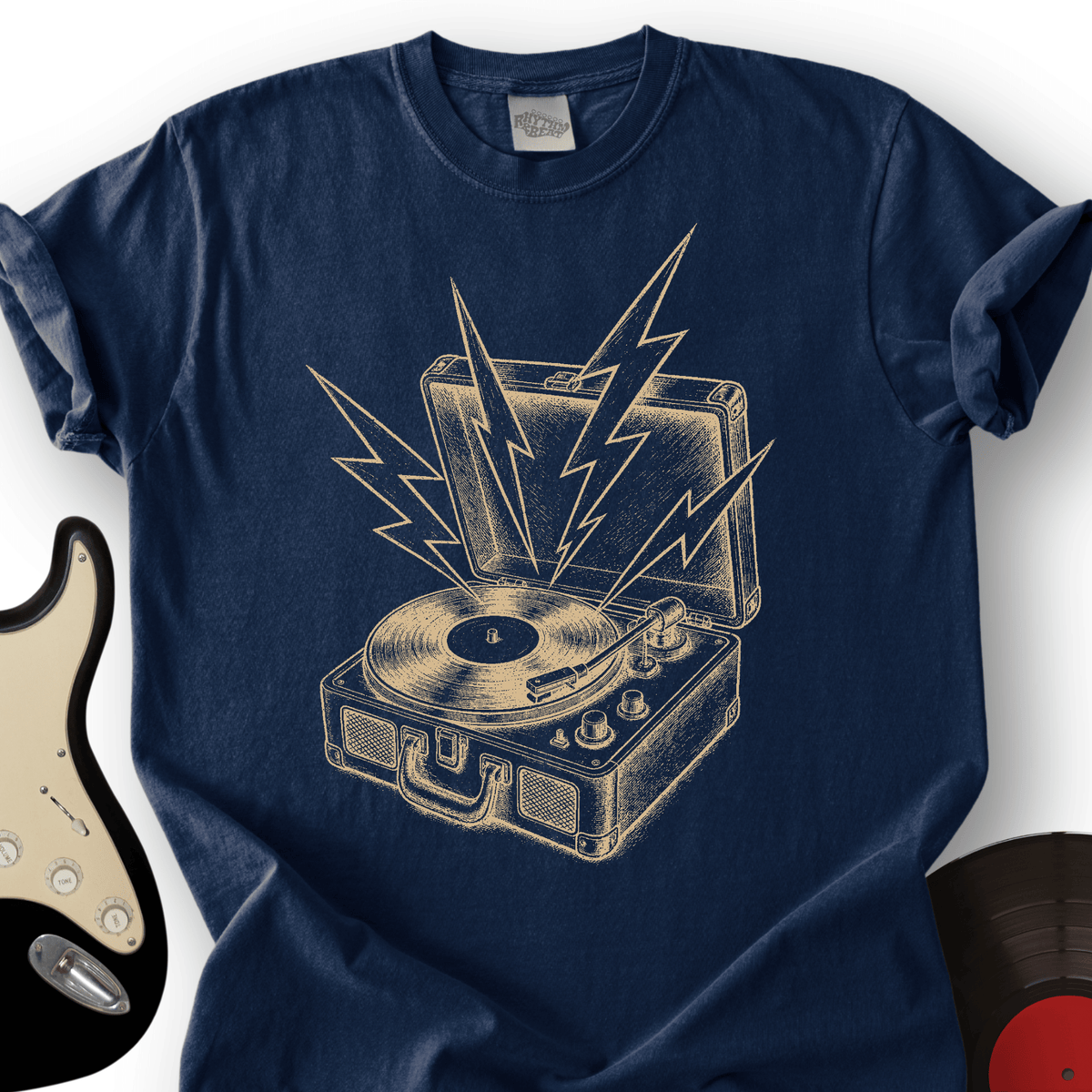 Lightning Turntable T-Shirt product image 1