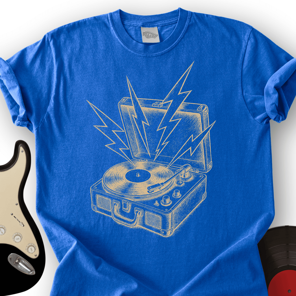 Lightning Turntable T-Shirt product image 3