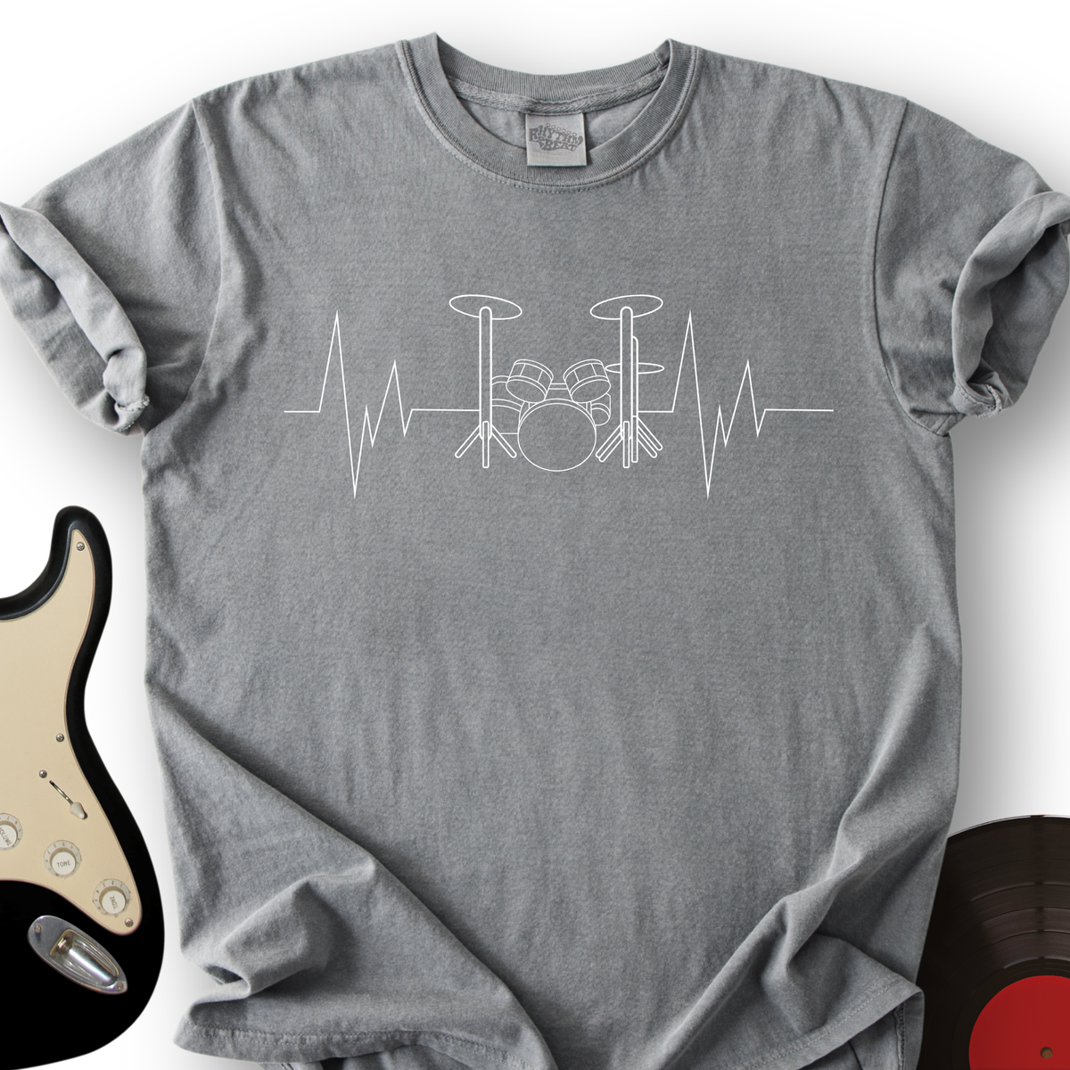 Drummer Heartbeat T-Shirt product image 4