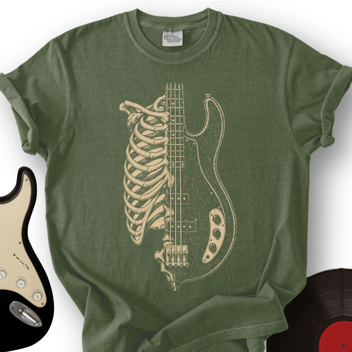 Ribcage Bass Guitar T-Shirt product image 5