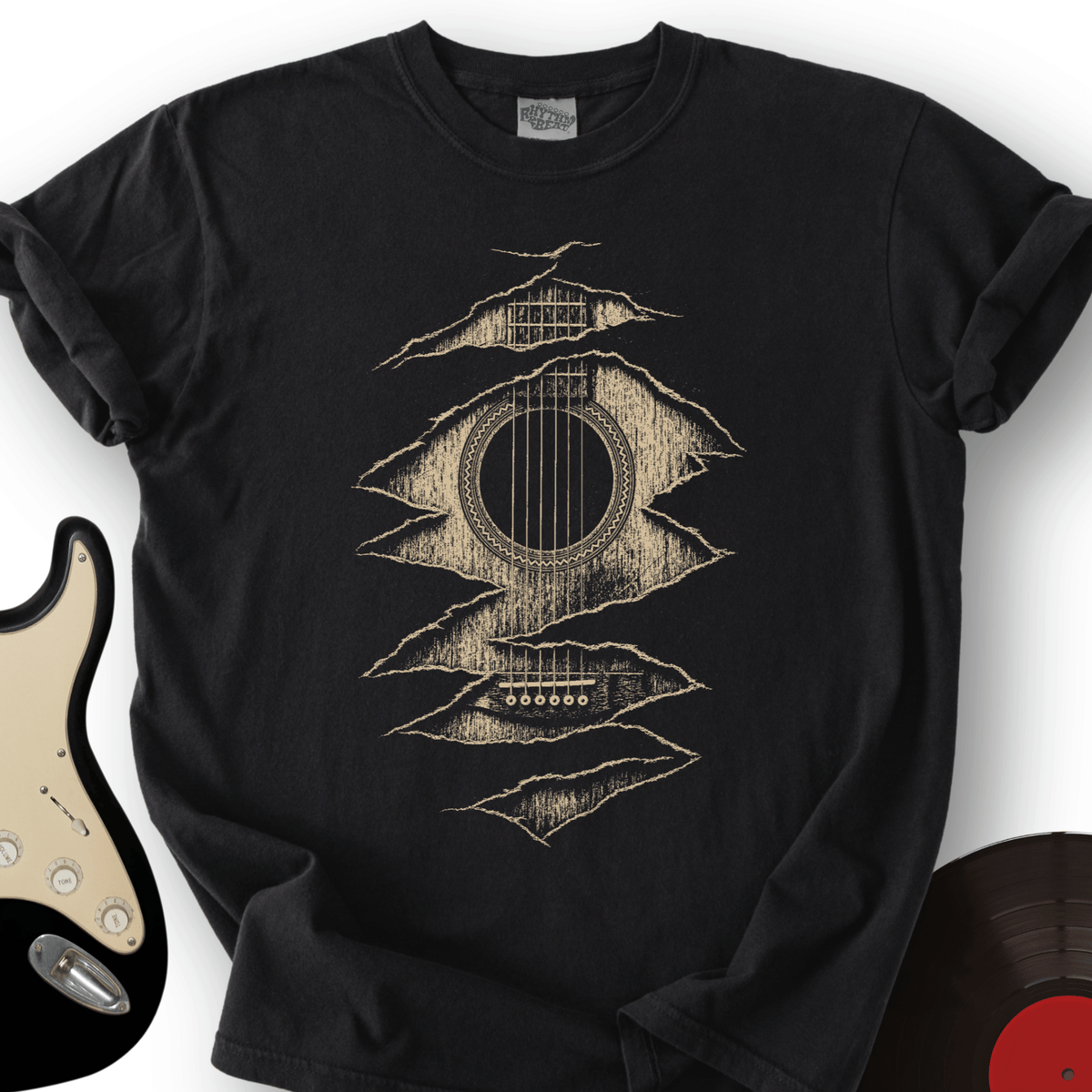 Ripped Guitar T-Shirt product image 1