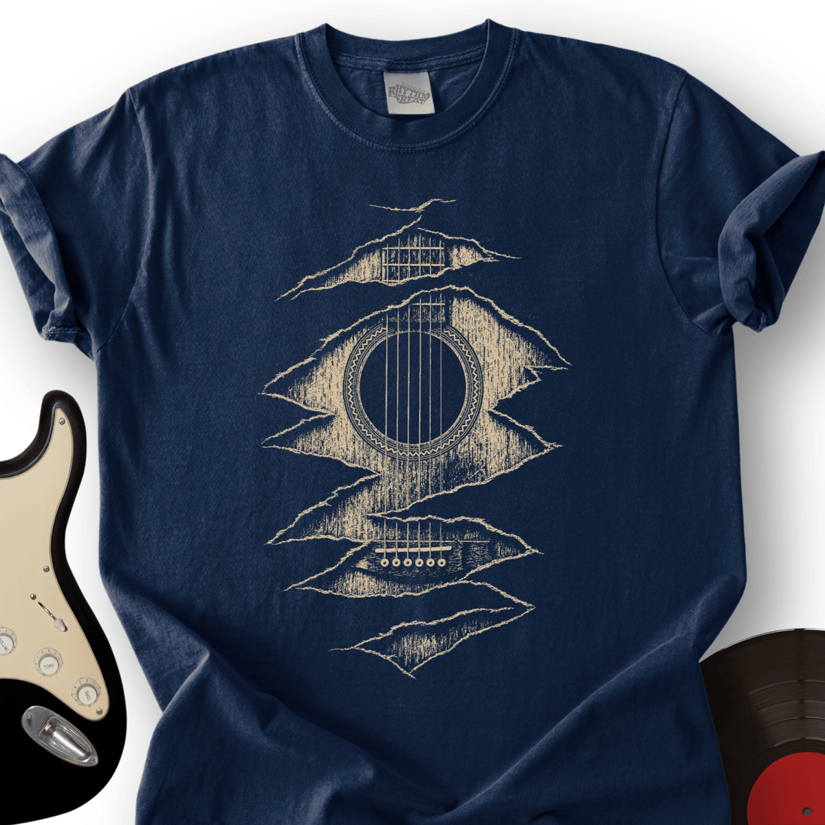 Ripped Guitar T-Shirt product image 3