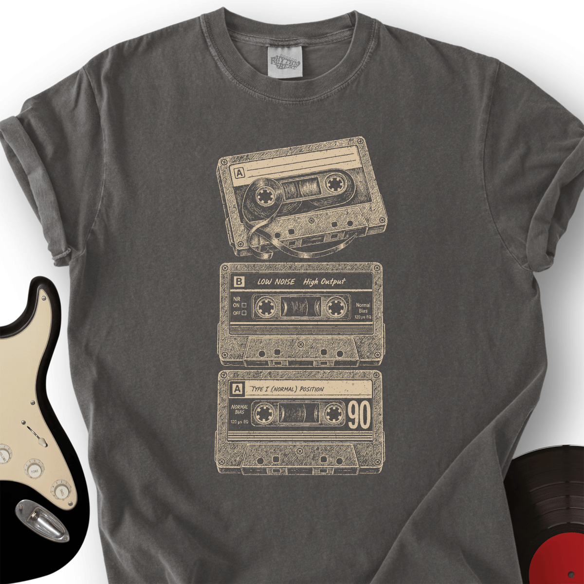 Three Cassettes T-Shirt product image 2
