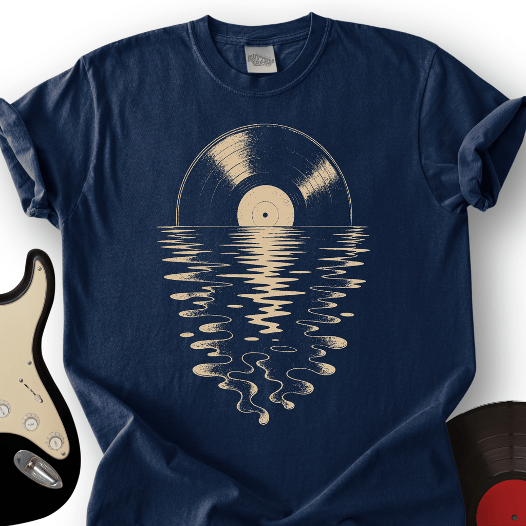 Vinyl Sunset Reflection T-Shirt product image 3