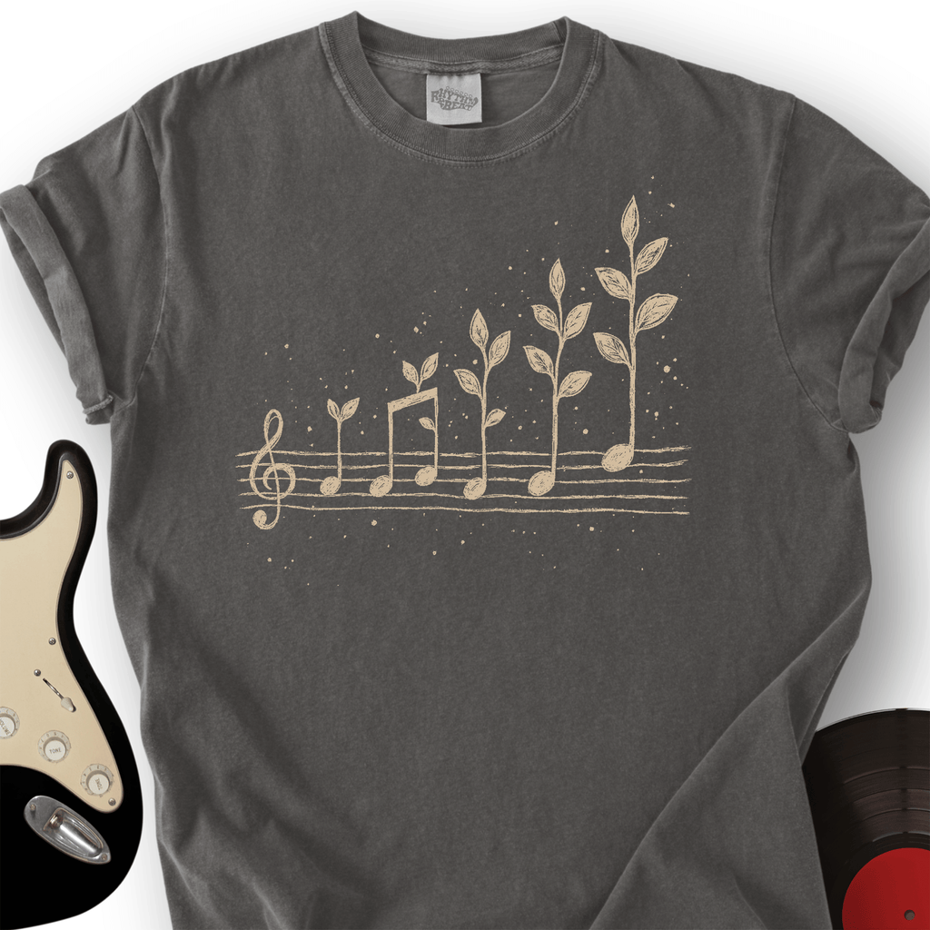 Music Notes Leaves T-Shirt product image 1