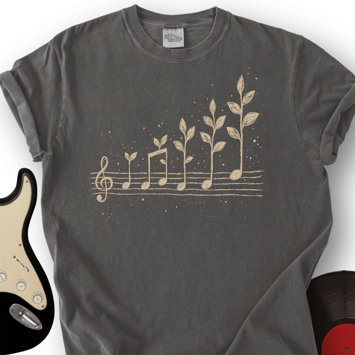 Music Notes Leaves T-Shirt product image 1