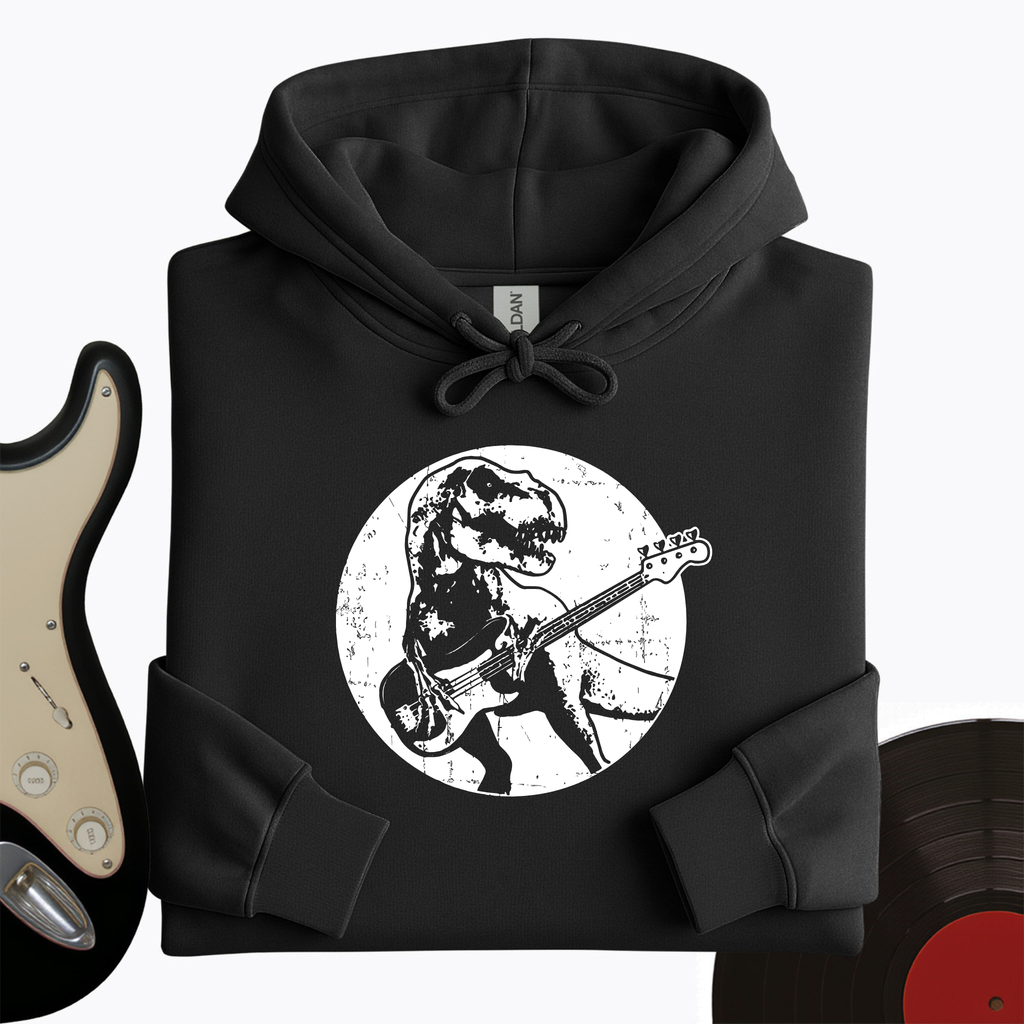 Dinos Playing Guitar Hoodie product image 6