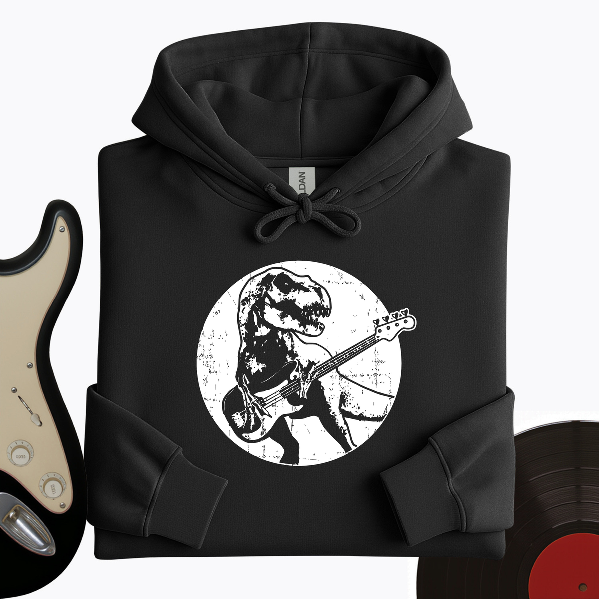 Dinos Playing Guitar Hoodie product image 6