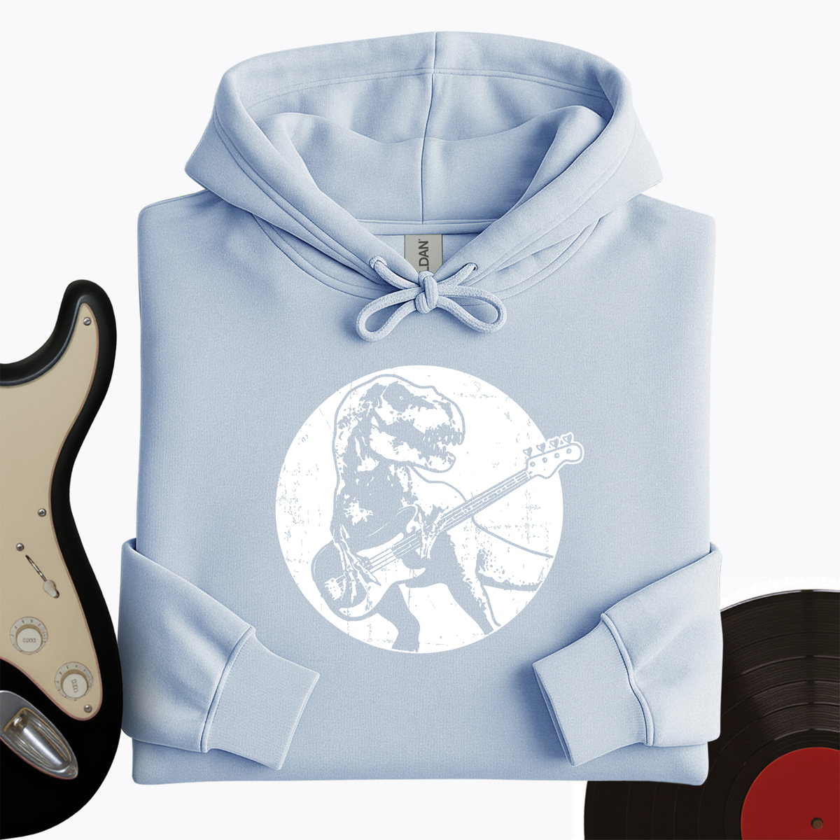 Dinos Playing Guitar Hoodie product image 9