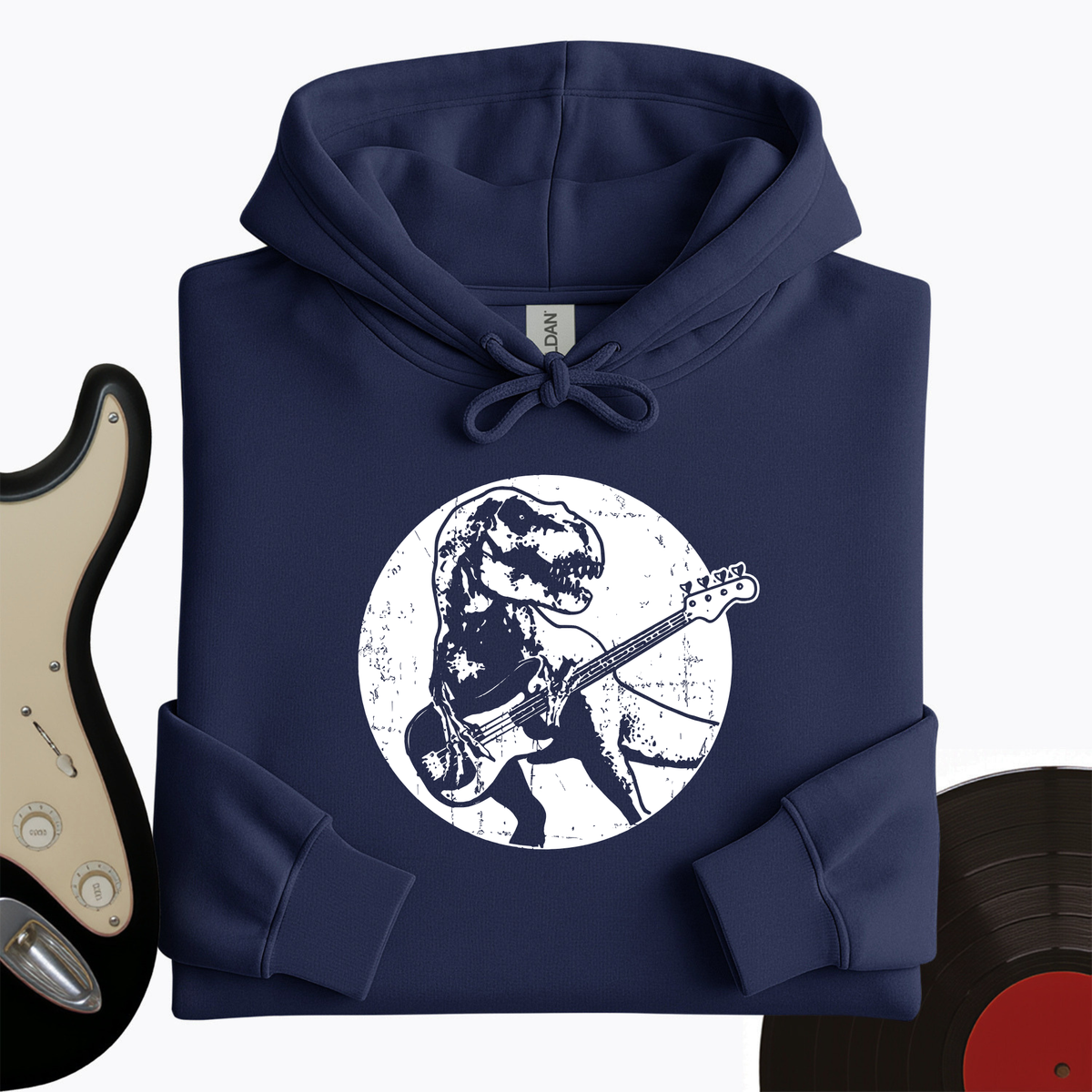 Dinos Playing Guitar Hoodie product image 4