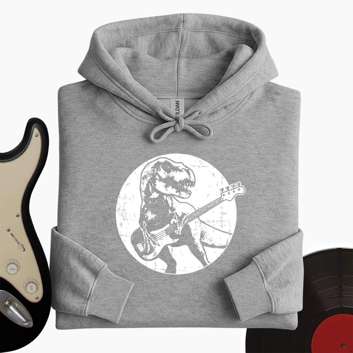 Dinos Playing Guitar Hoodie product image 5