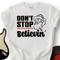Don't Stop Believing Santa T-Shirt product image 1
