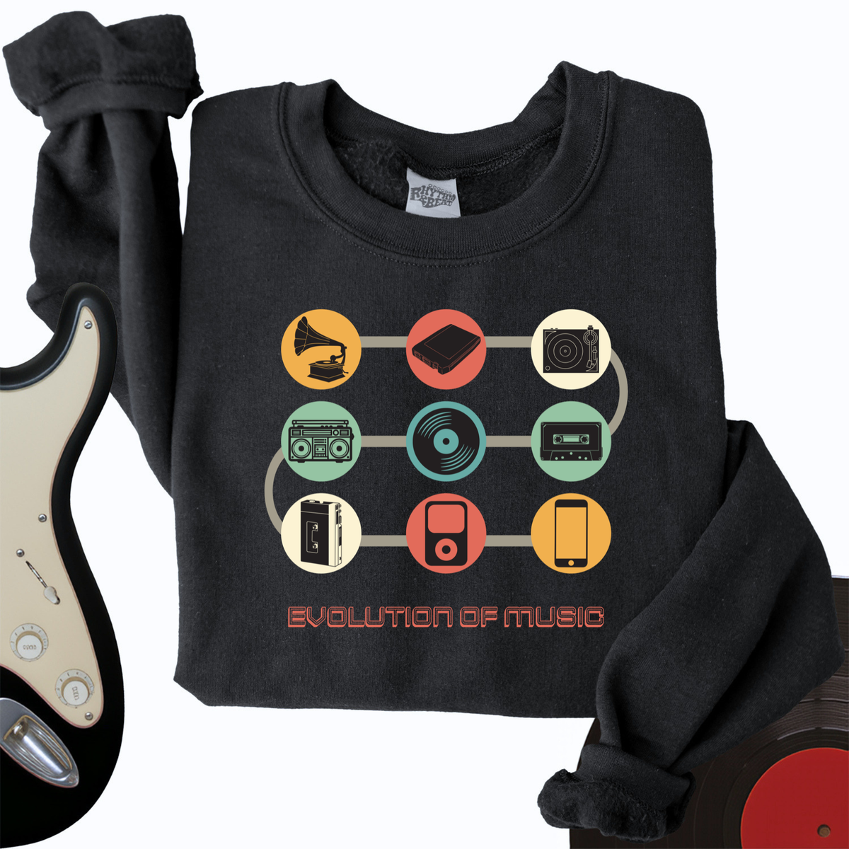 Evolution of Music Crewneck product image 4