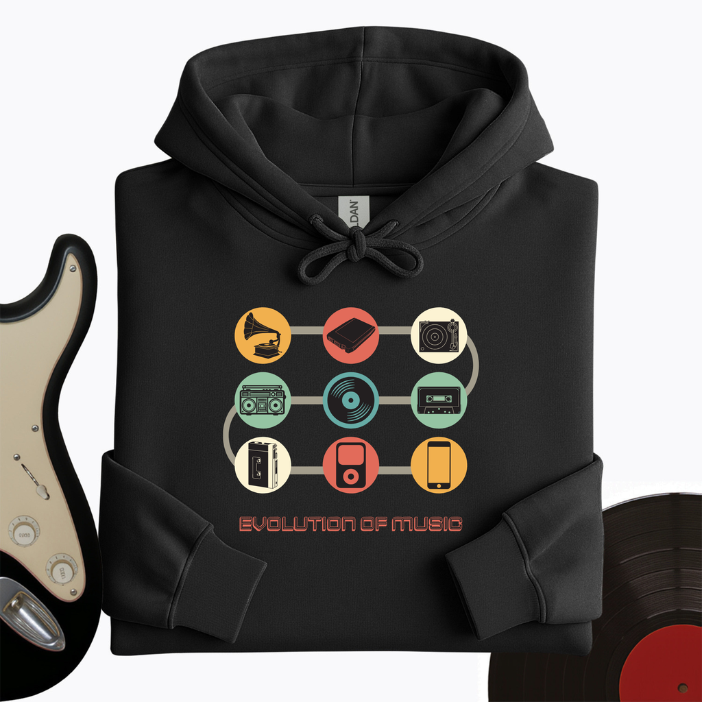 Evolution of Music Hoodie product image 5