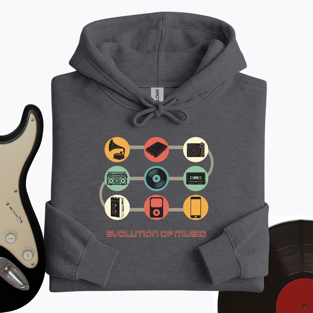 Evolution of Music Hoodie product image 1