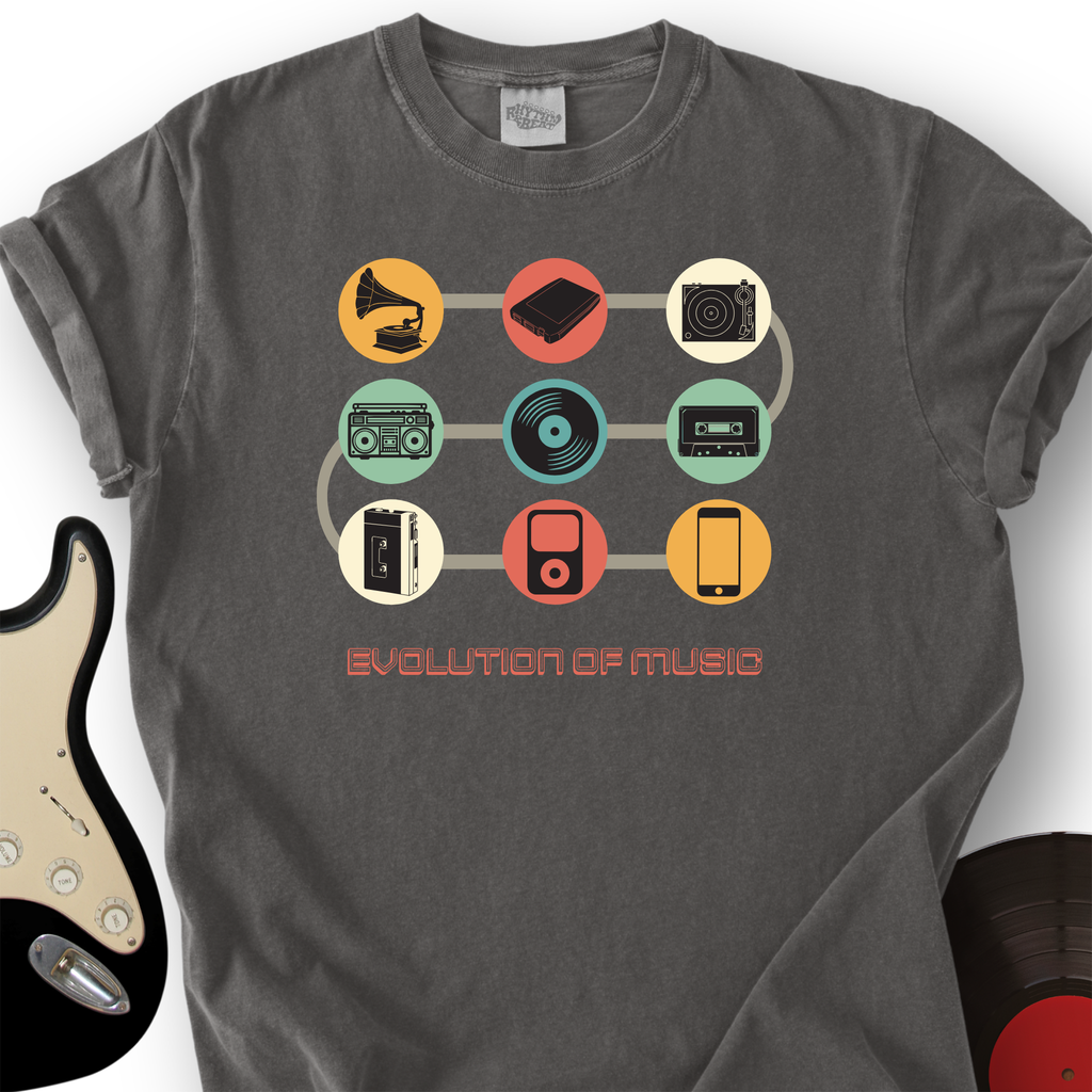 Evolution of Music T-Shirt product image 1