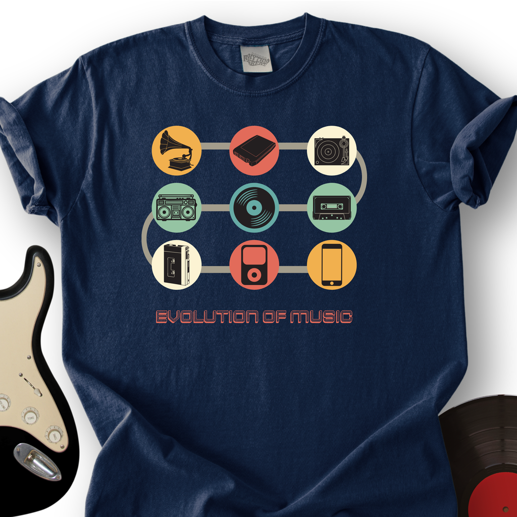 Evolution of Music T-Shirt product image 2