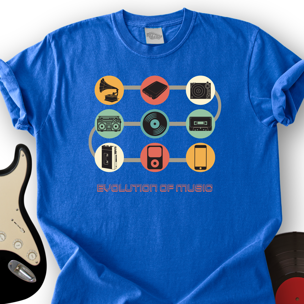Evolution of Music T-Shirt product image 3