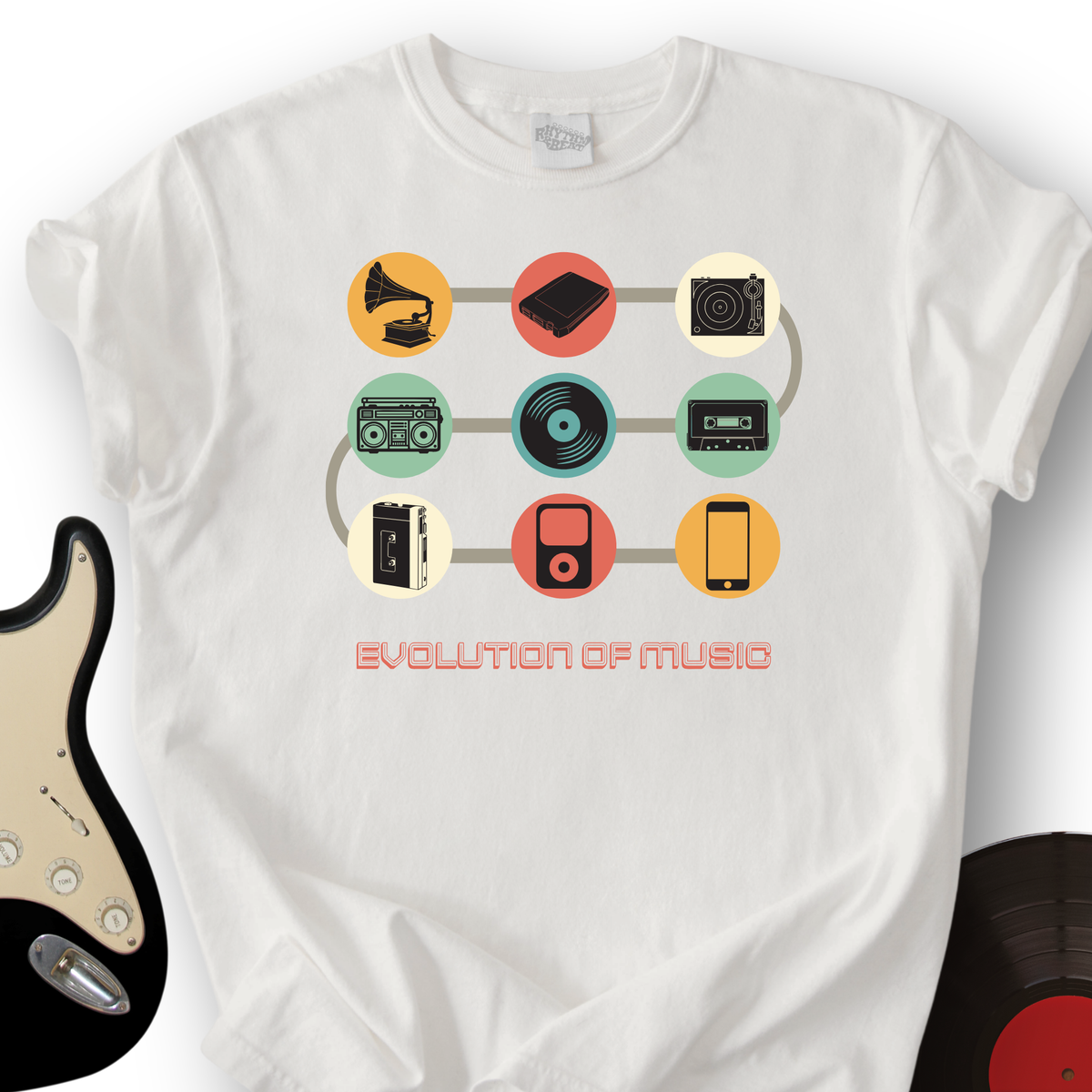 Evolution of Music T-Shirt product image 4