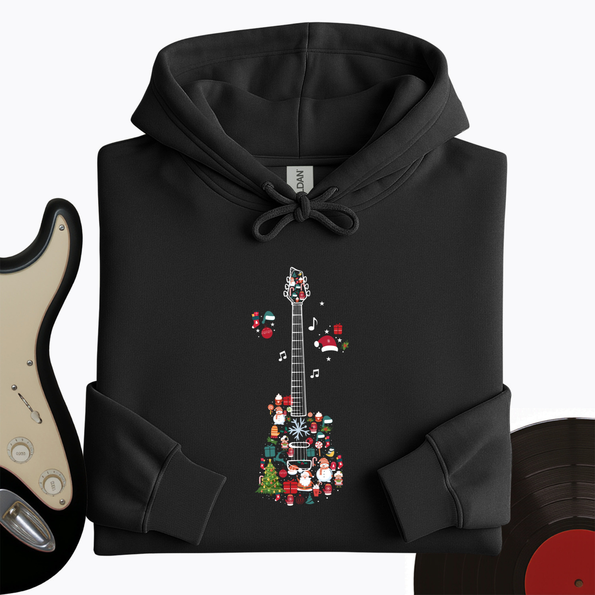 Guitar Christmas Hoodie product image 1