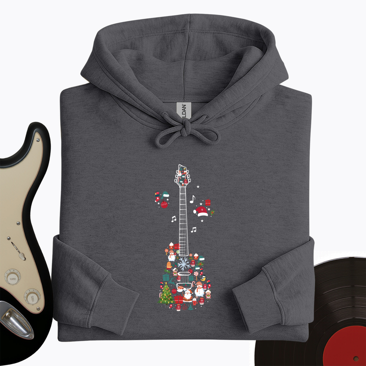 Guitar Christmas Hoodie product image 2