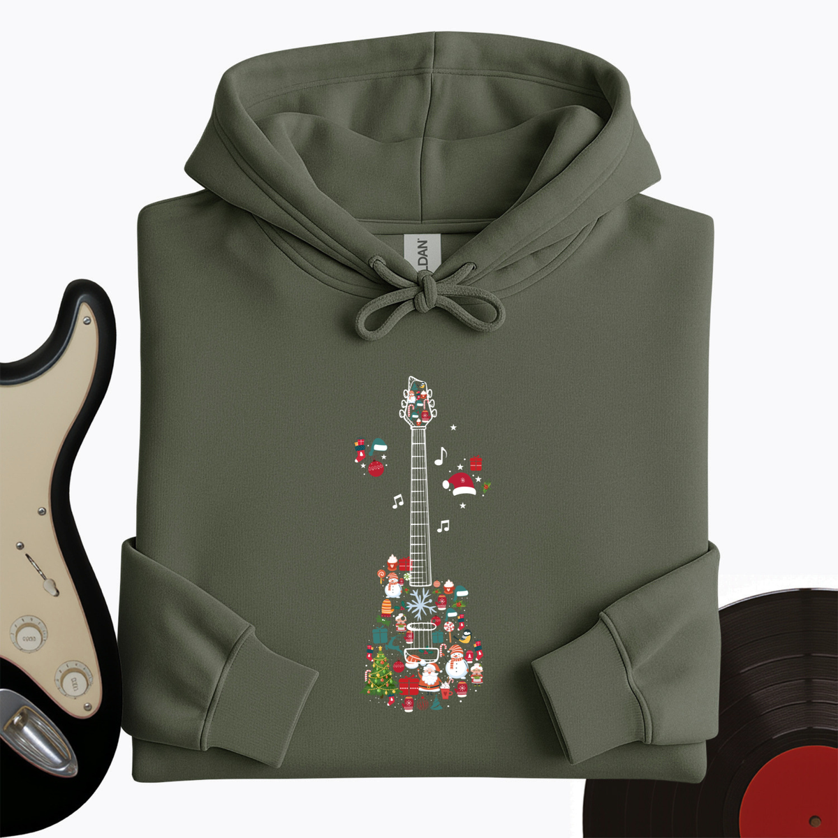Guitar Christmas Hoodie product image 7