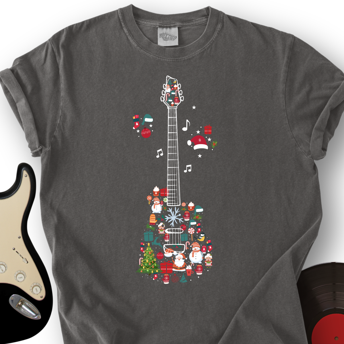 Guitar Christmas T-Shirt product image 2