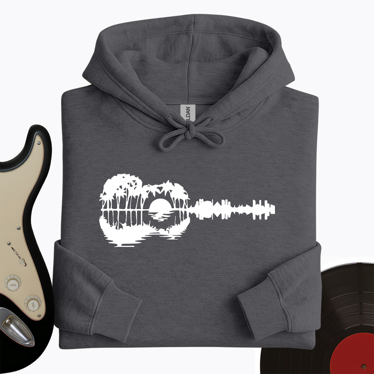 Guitar Landscape Hoodie product image 2