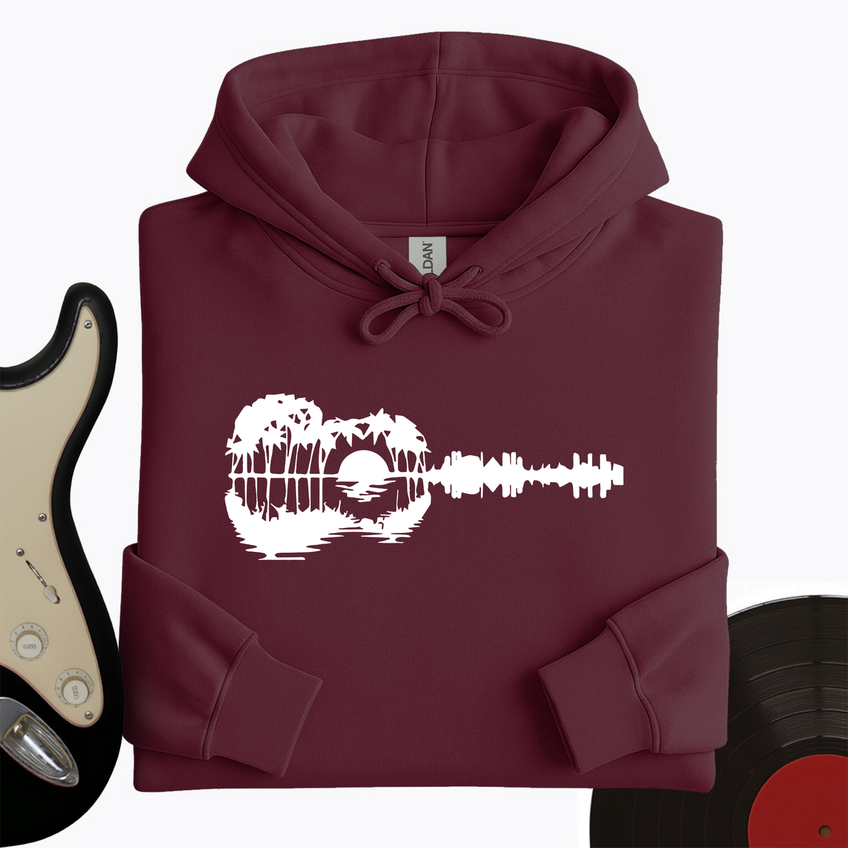 Guitar Landscape Hoodie product image 3