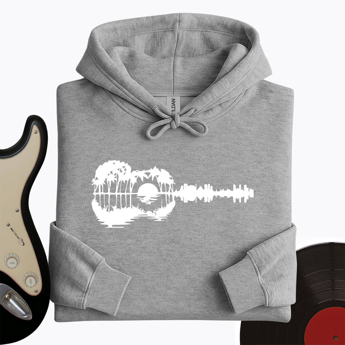 Guitar Landscape Hoodie product image 5
