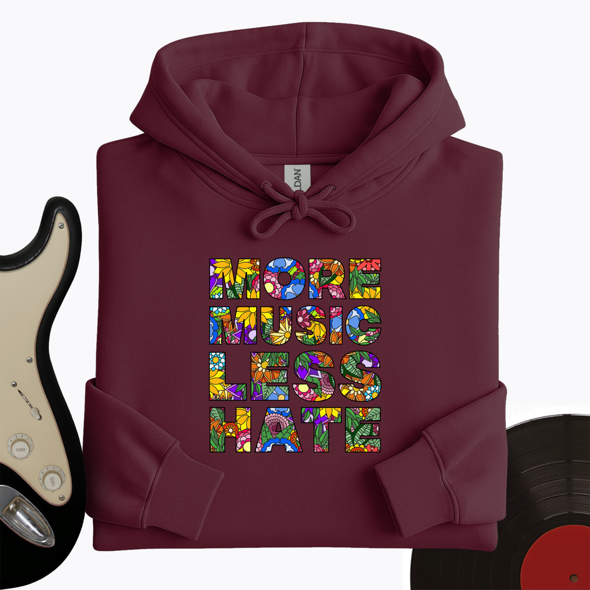 Hippie Make More Music Hoodie product image 3