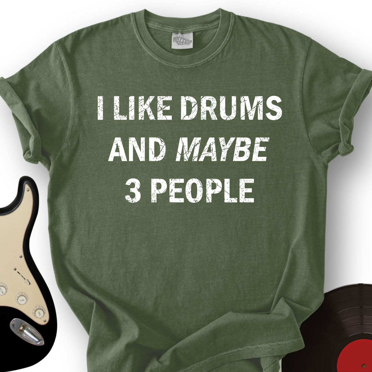 I Like Drums T-Shirt product image 5