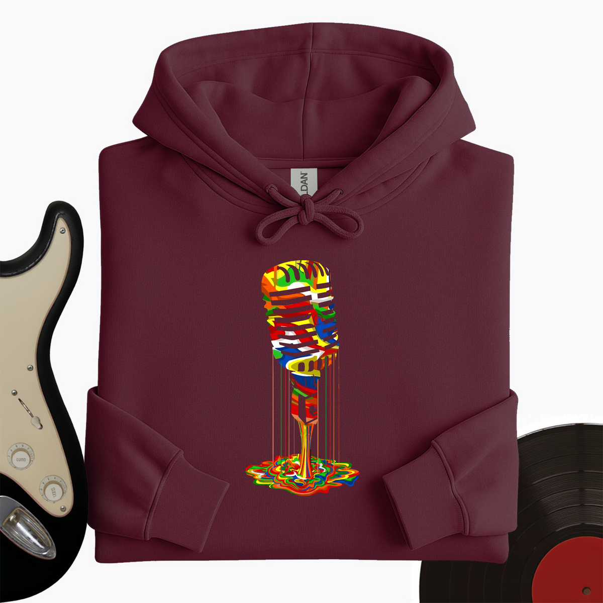 Melting Microphone Hoodie product image 3