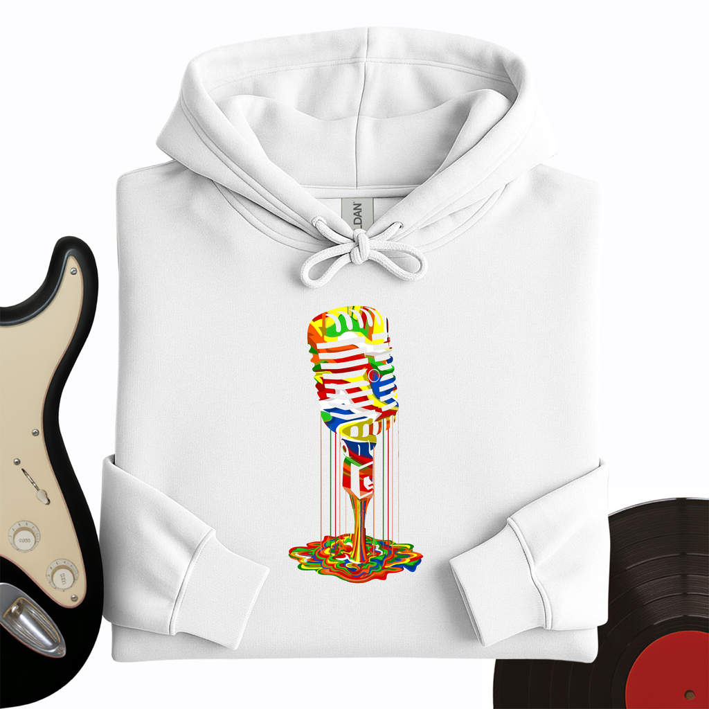 Melting Microphone Hoodie product image 6