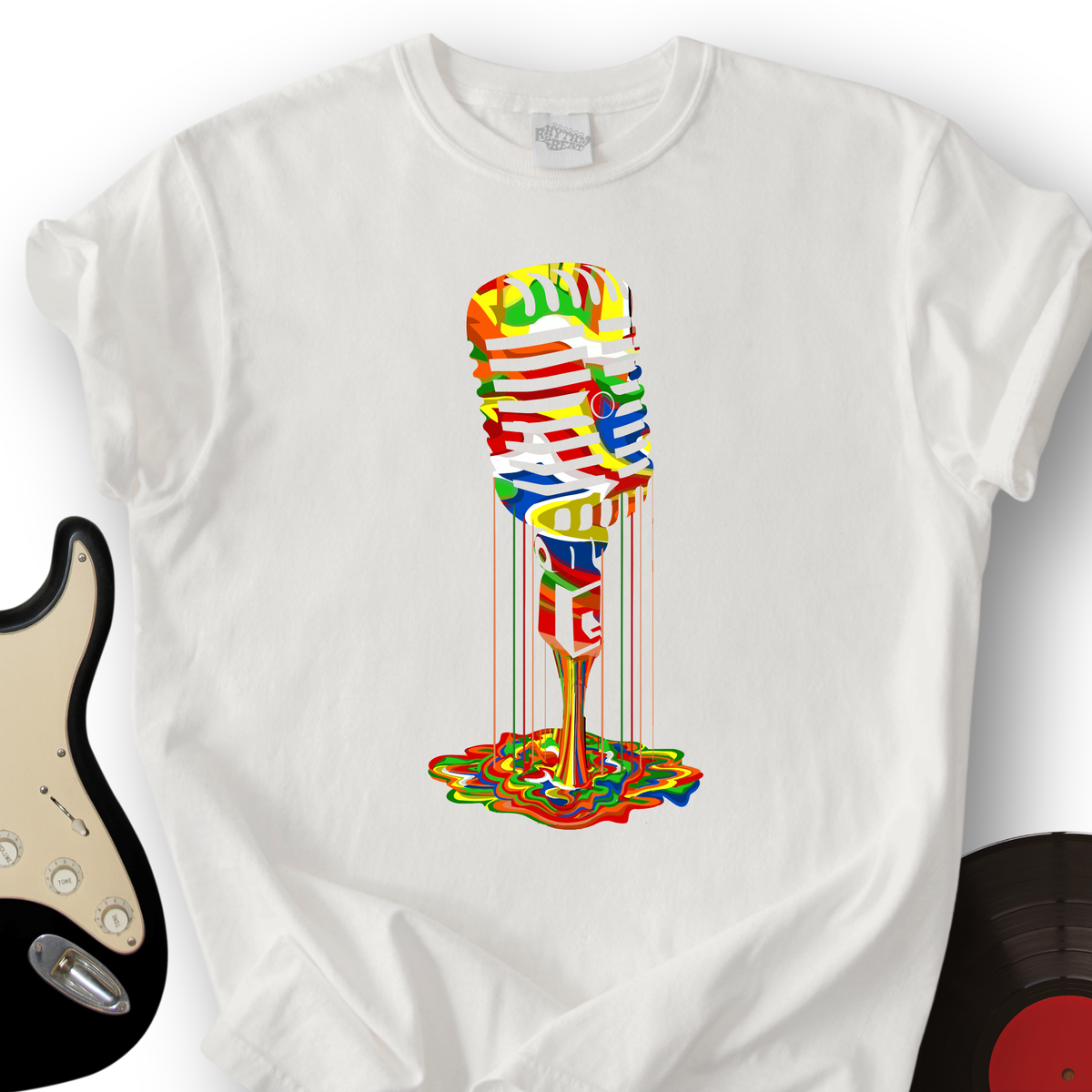 Melting Microphone T-Shirt product image 5