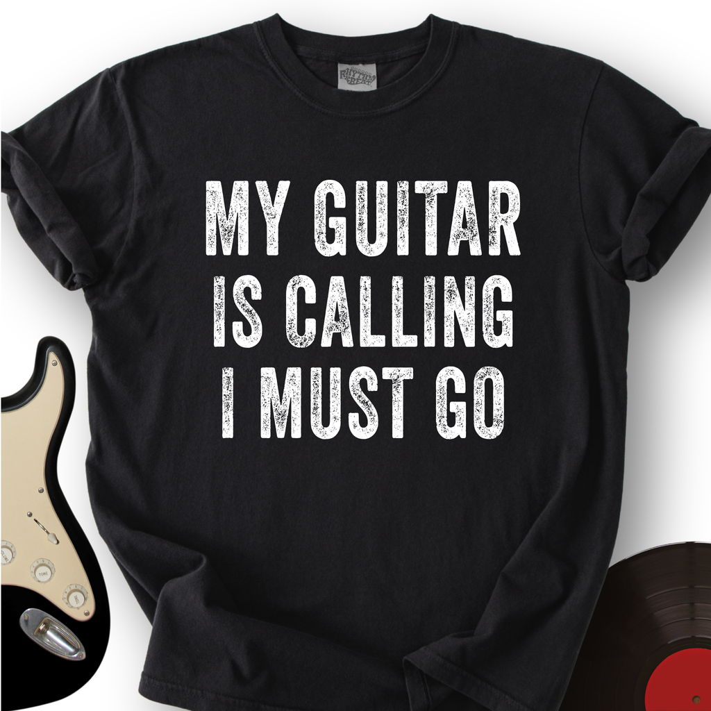 My Guitar Is Calling T-Shirt product image 4