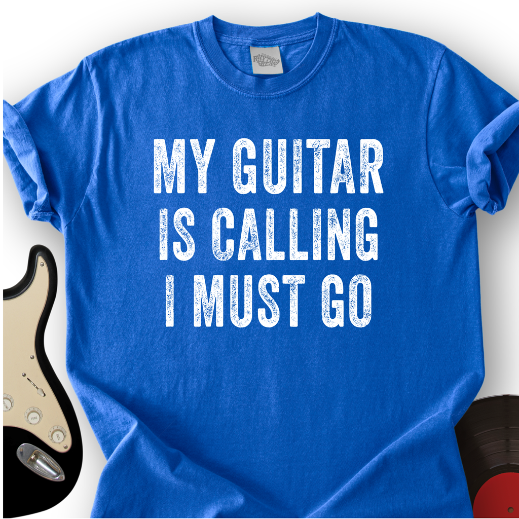 My Guitar Is Calling T-Shirt product image 3